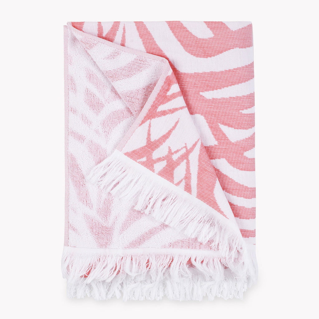Zebra Palm Beach Towel 40 x 70 - Jabbour Linens