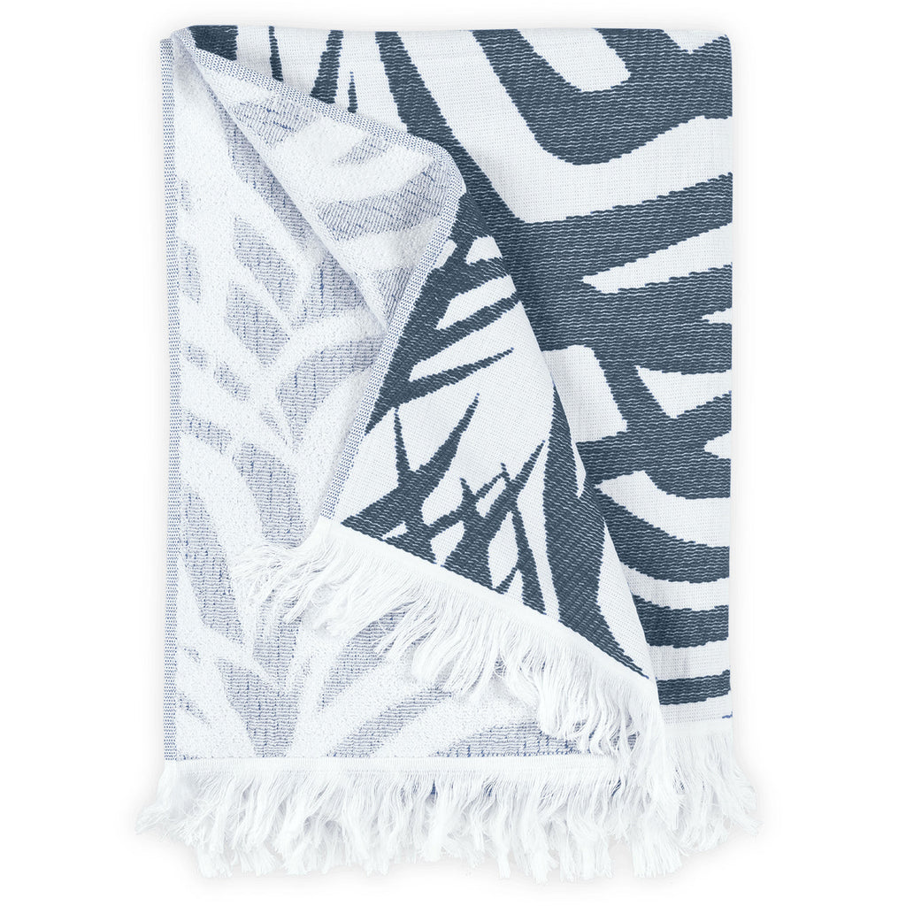 Zebra Palm Beach Towel 40 x 70 - Jabbour Linens