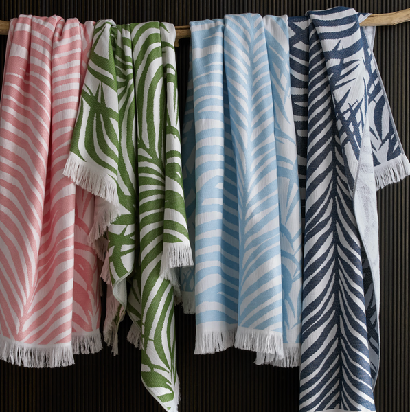 Zebra Palm Beach Towel