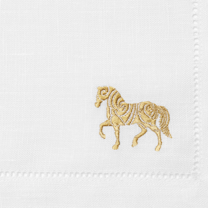 Year Of The Horse Cocktail Napkin