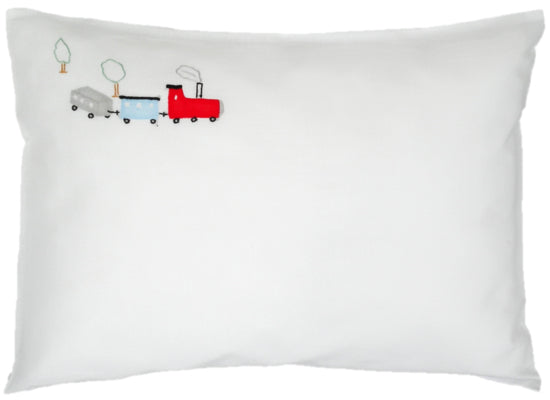 Train Baby Sham 12 X 16 - Jabbour Linens