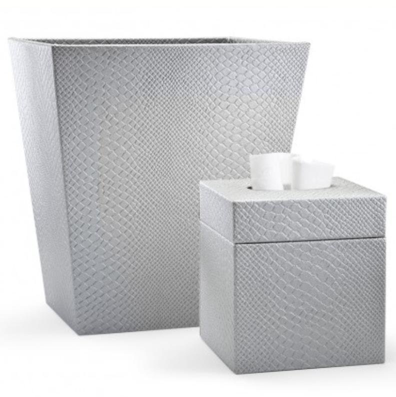 Conda Silver Towel Tray - Jabbour Linens