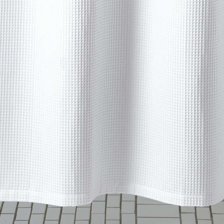 Belgian Waffle Shower Curtain - Jabbour Linens