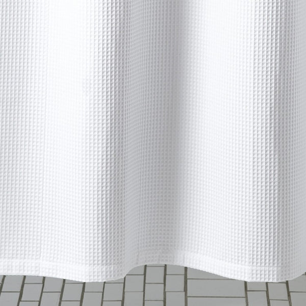 Belgian Waffle Shower Curtain - Jabbour Linens