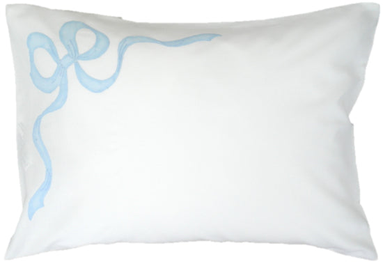 One Blue Bow - Jabbour Linens