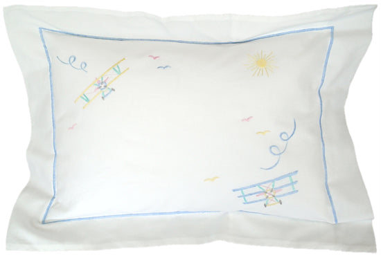 The Sky's The Limit Baby Sham 12 X 16 - Jabbour Linens