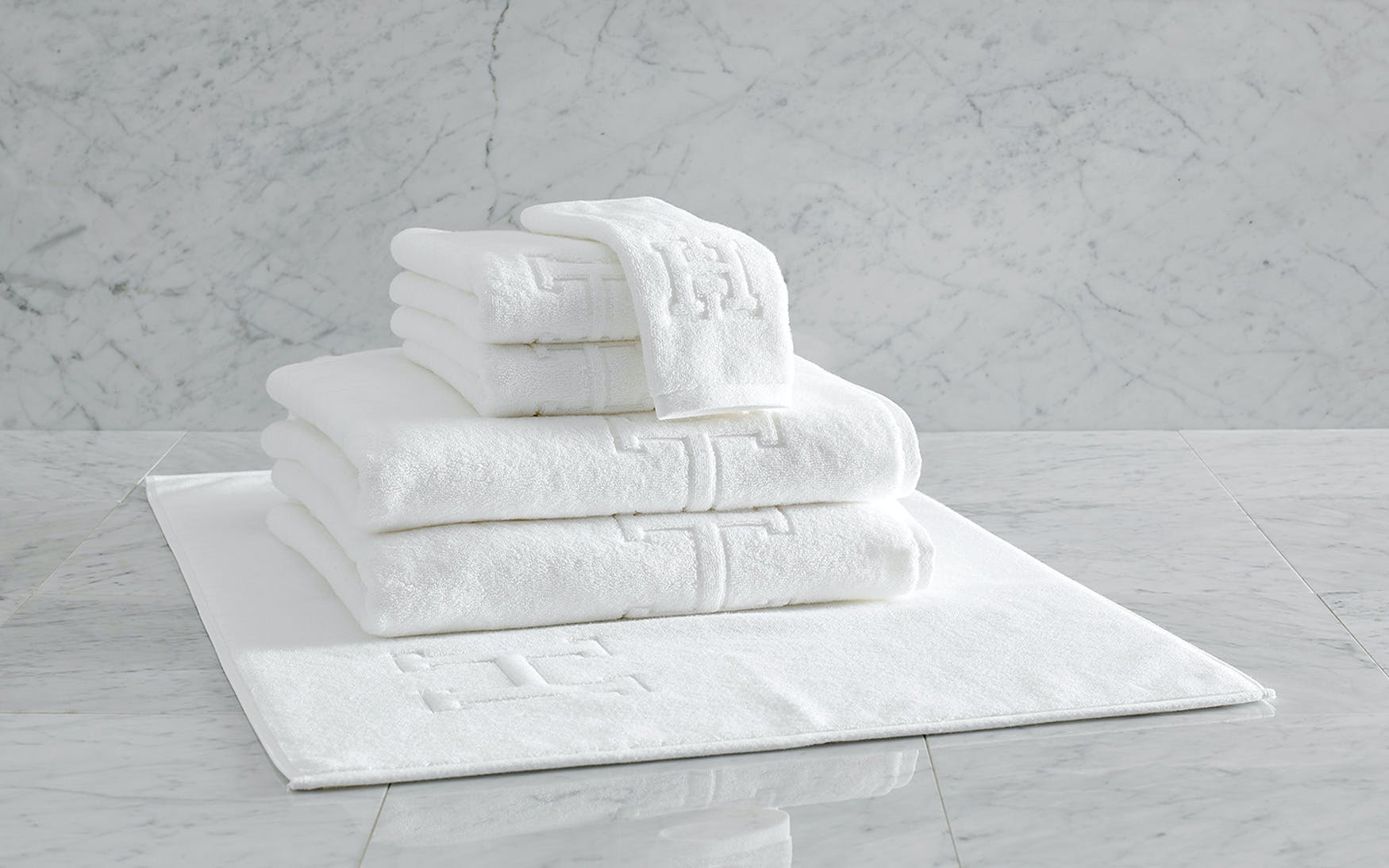 Whipstitch Guest Towel - Jabbour Linens