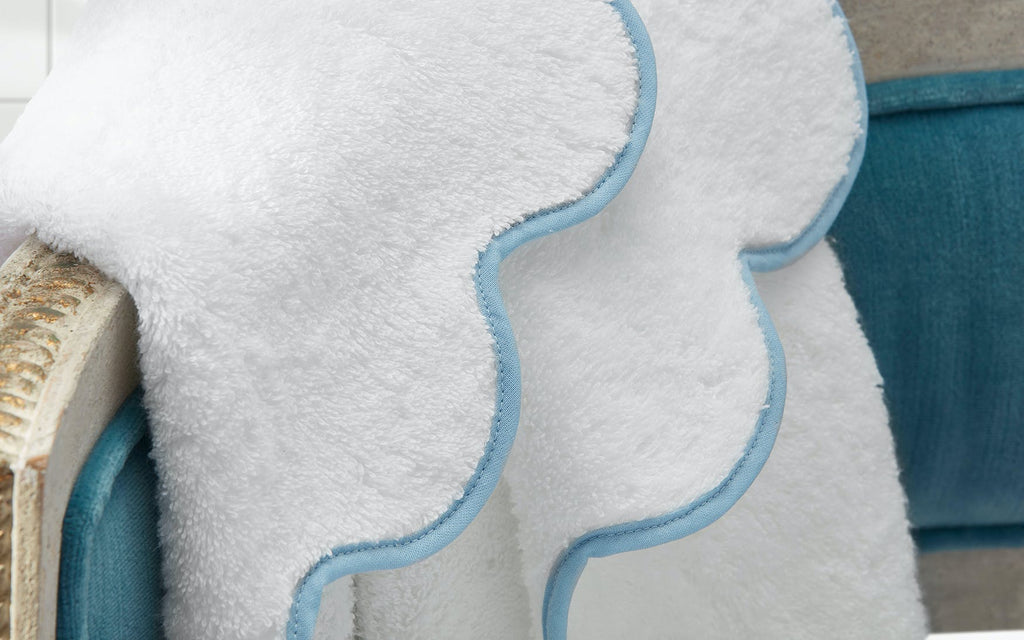 Cairo Scallop Washcloth 13 X 13 - Jabbour Linens