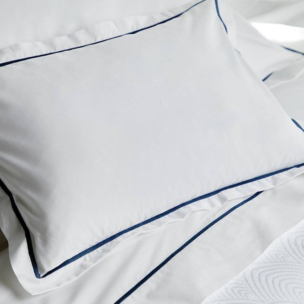 Bergamo King Duvet Cover 104 x 92, 1" Flange - Jabbour Linens