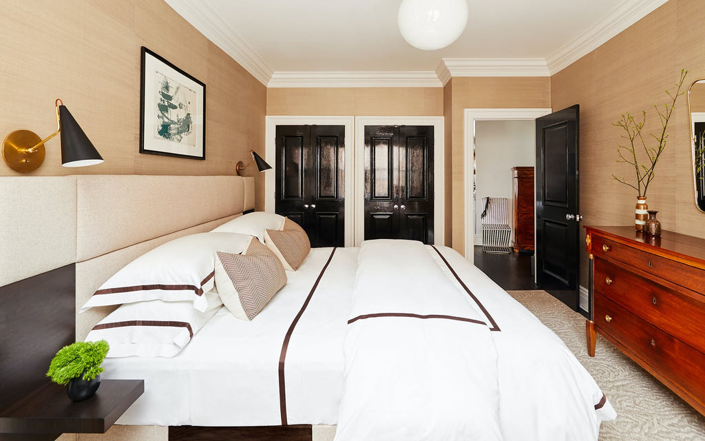 Lowell Neckroll Sham 6 x 12 - Jabbour Linens