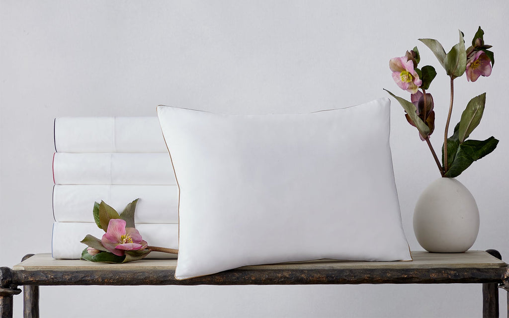 Bryant King Sham 21 x 36, Corded Edge - Jabbour Linens