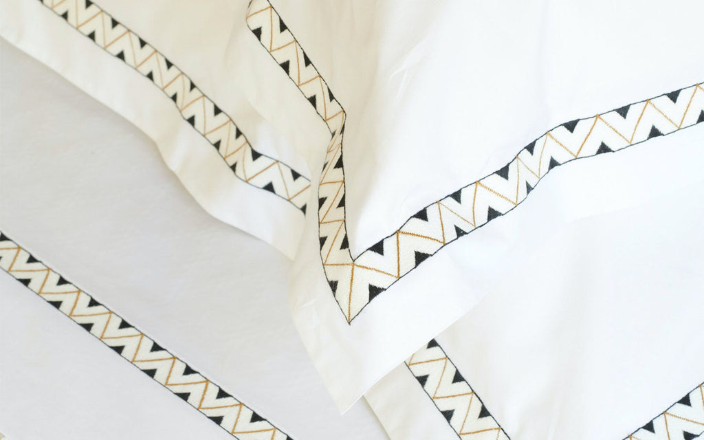 Prado King Duvet Cover 104 x 92, 2" Flange - Jabbour Linens