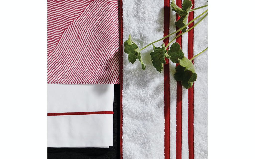 Bergamo Full/Queen Flat Sheet 94 x 112 - Jabbour Linens