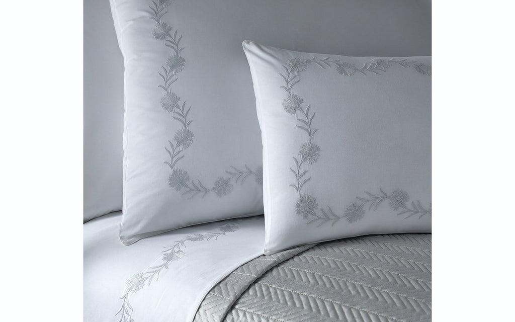 Daphne King Duvet Cover 104 x 92, Corded Edge - Jabbour Linens