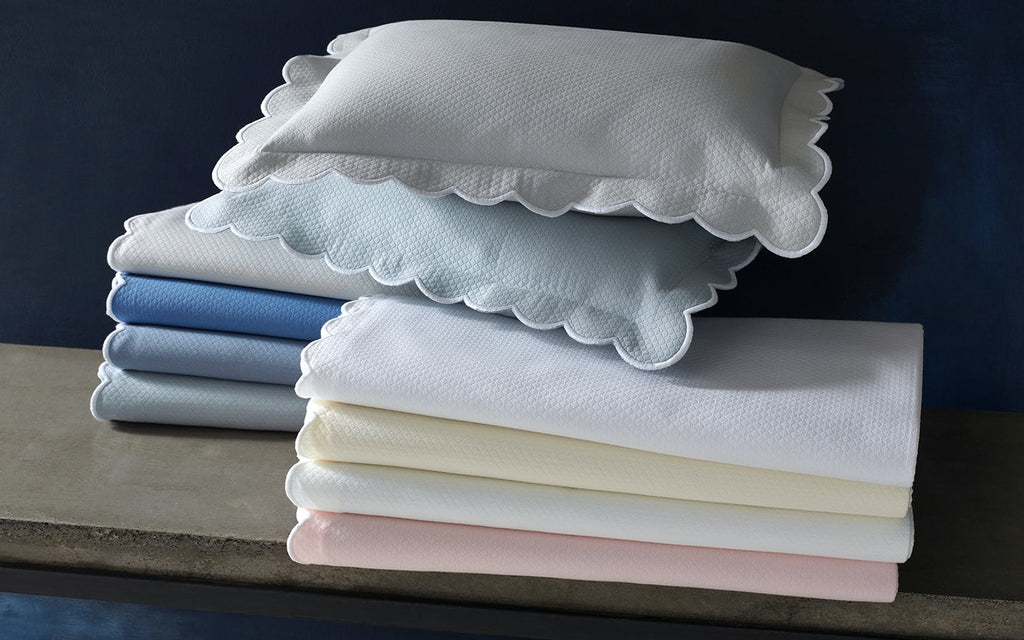 Diamond Pique Standard Sham 21 x 27 - Jabbour Linens