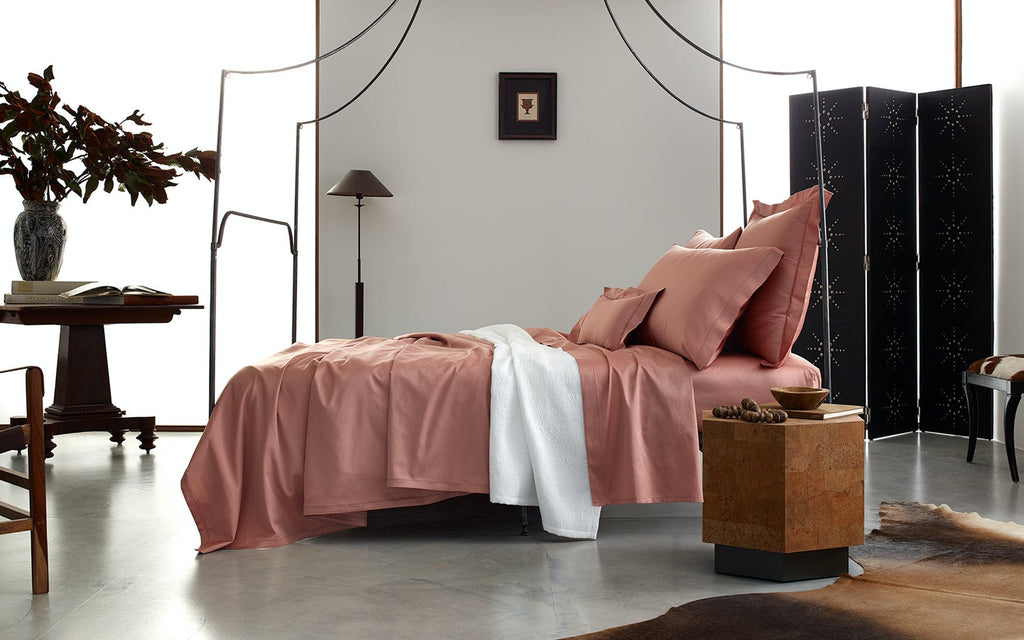 Talita Satin Stitch Boudoir Sham 12 X 16, 1" flange - Jabbour Linens