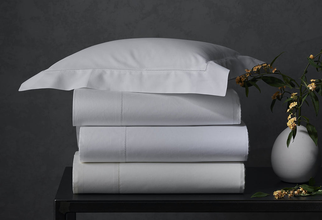 Milano Hemstitch Boudoir Sham 12 X 16, 2" flange (1) - Jabbour Linens