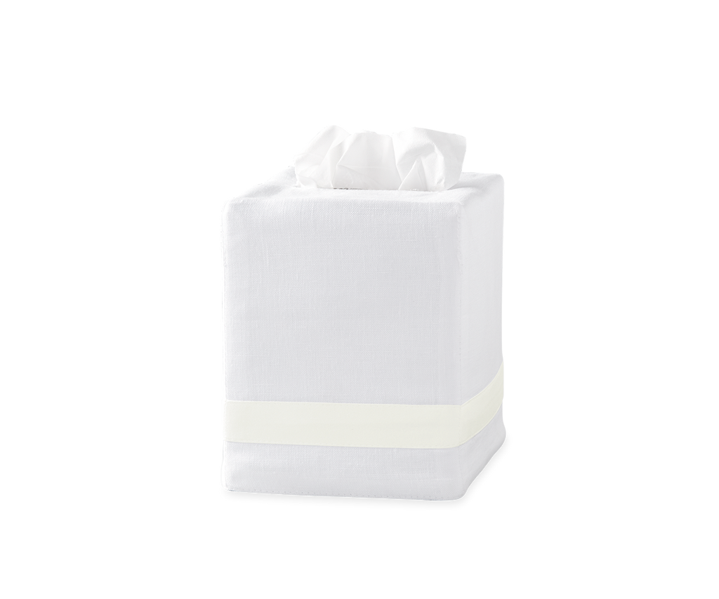 Lowell Tissue Box Cover - Jabbour Linens