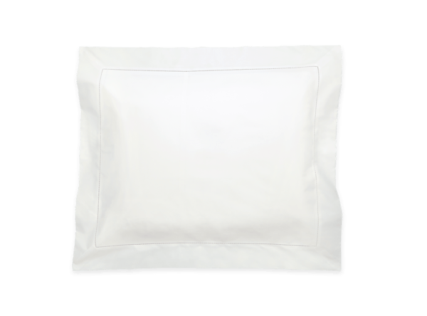 Luca Hemstitch King Sham 21 x 36, 3" flange - Jabbour Linens