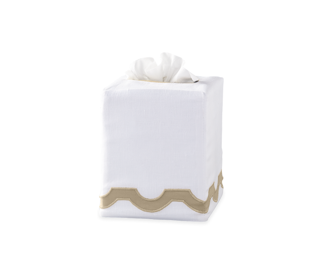 Mirasol Tissue Box Cover 4.5 x 4.5 x 5.5 - Jabbour Linens