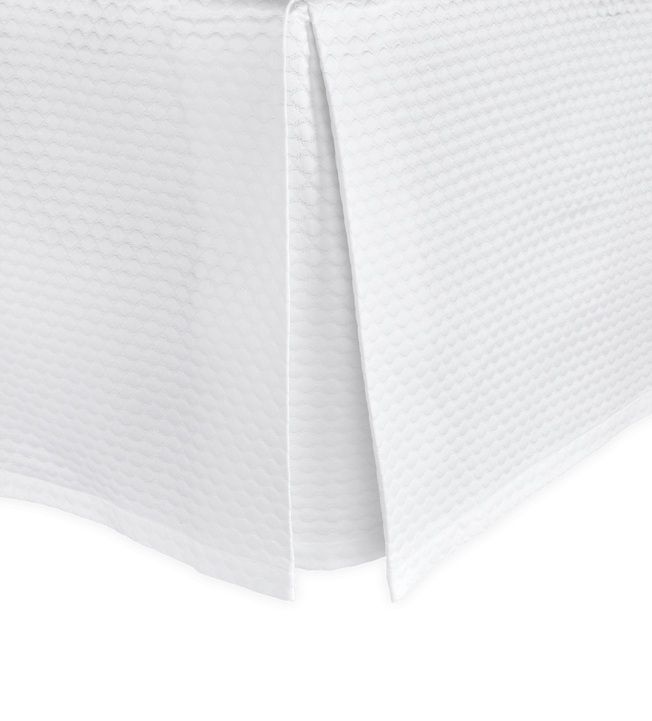 Pearl King Bed Skirt Panels 18" drop - Jabbour Linens