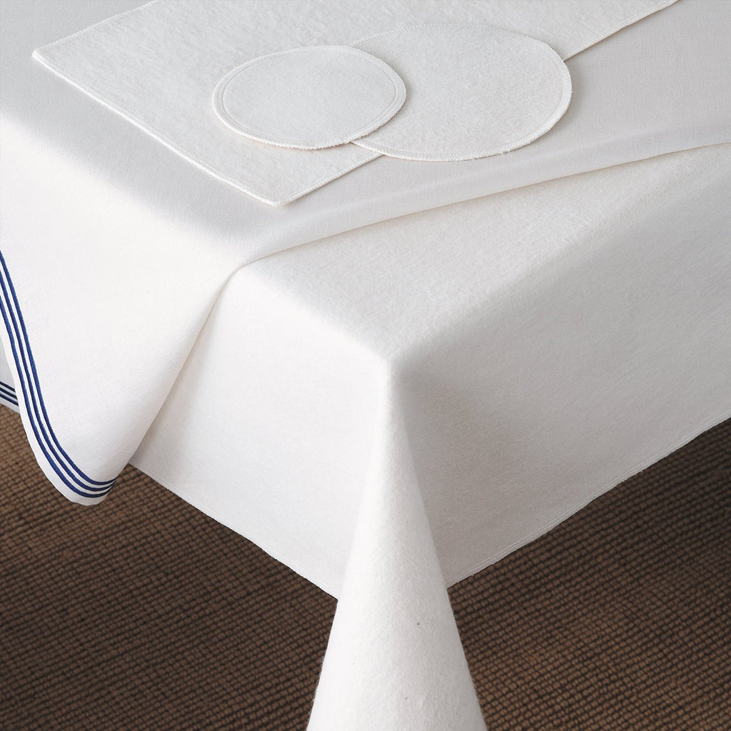 Scallop Table Silencer Placemat 12.5 x 12.5 (set of 4) - Jabbour Linens