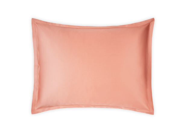 Talita Satin Stitch Standard Sham 21 X 27, 1" flange - Jabbour Linens