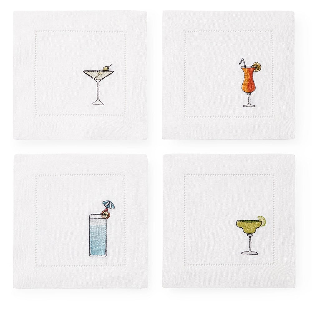 Bevande Cocktail Napkin 6 X 6 (set of 4) by Sferra - R. Jabbour and Sons