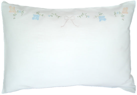 Birds & Bows Baby Sham 12 X 16 by Gerbrend Creations - R. Jabbour and Sons