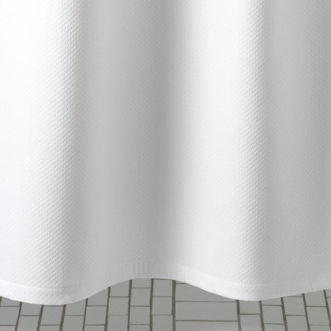 Diamond Pique Plain Shower Curtain 72 X 96 Jabbour Linens
