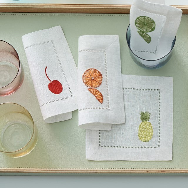 Frutta Cocktail Napkin 6 X 6 (set of 4) - Jabbour Linens