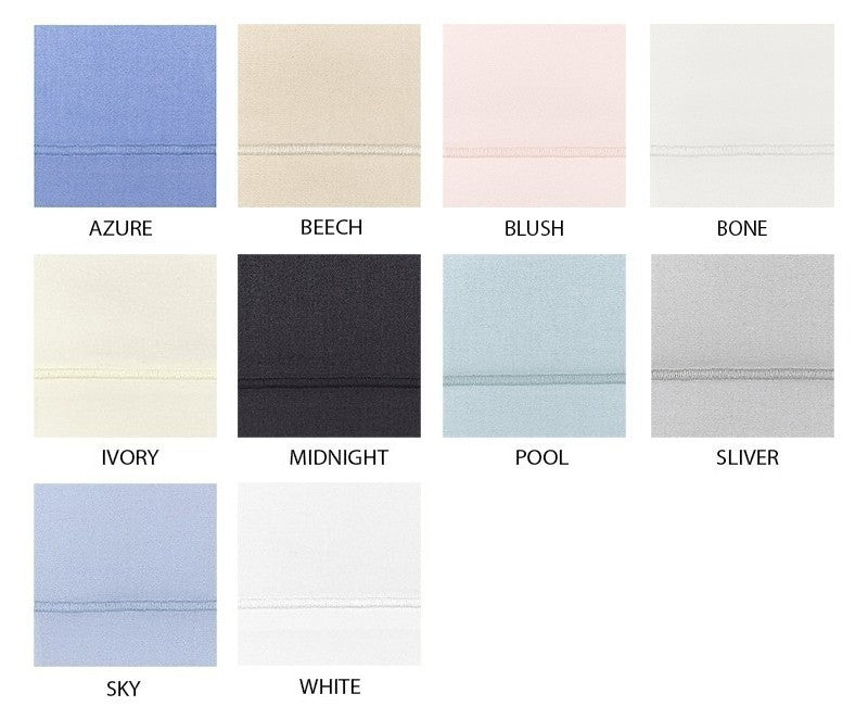 Luca Hemstitch Full Fitted 17" Pocket - Jabbour Linens