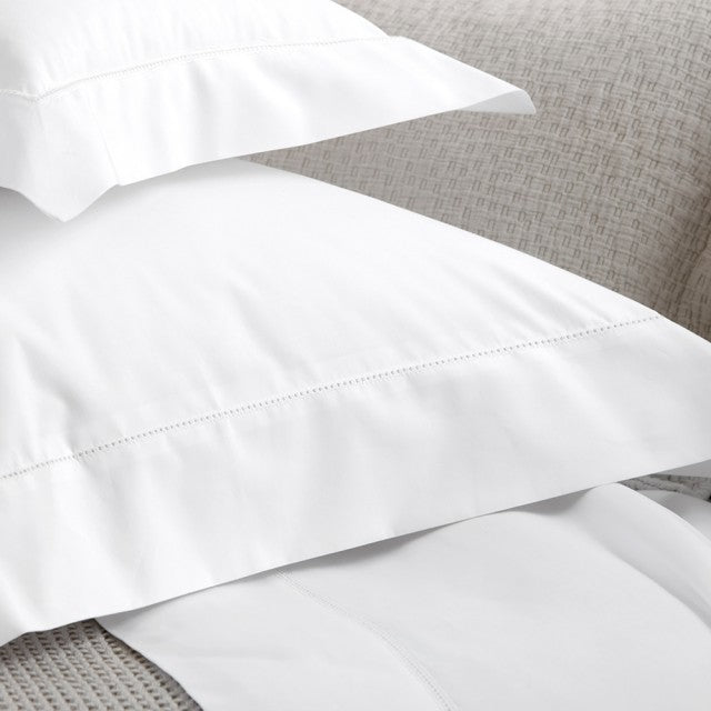Milano Hemstitch Twin Duvet Cover 68 X 88, 3" flange - Jabbour Linens