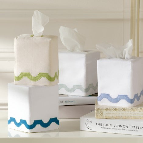 Mirasol Tissue Box Cover 4.5 x 4.5 x 5.5 - Jabbour Linens