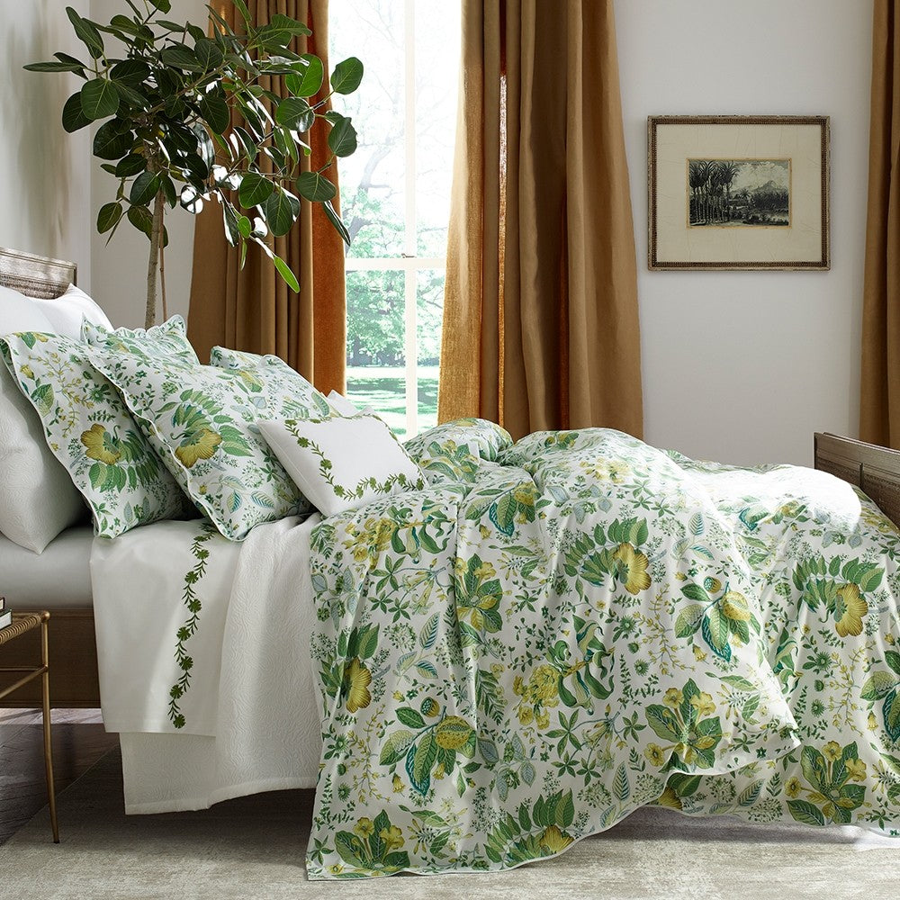 Pomegranate King Sham 21 x 36, 1" Flange - Jabbour Linens