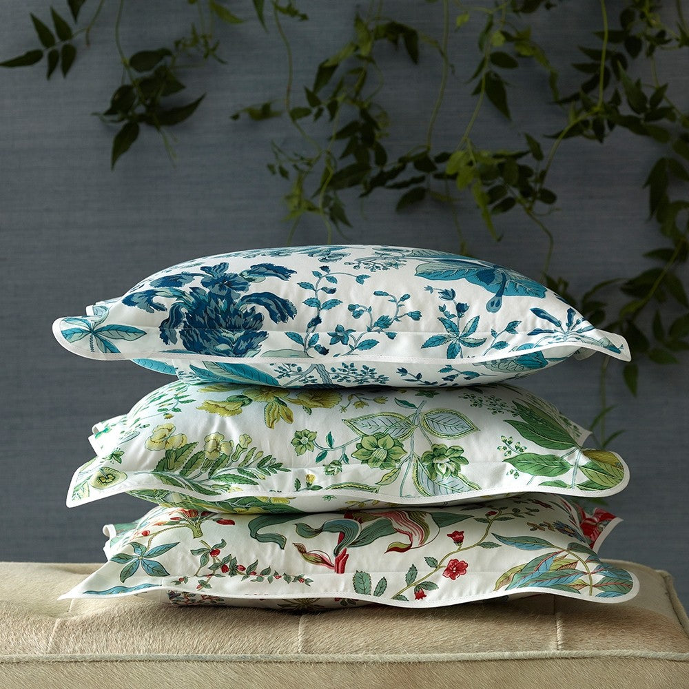 Pomegranate King Sham 21 x 36, 1" Flange - Jabbour Linens