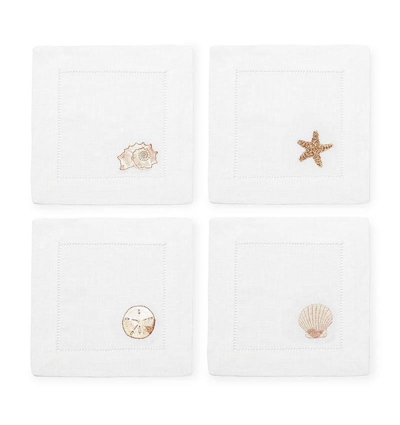 Beachcomber Cocktail Napkin 6 x 6 (Set of 4) - Jabbour Linens