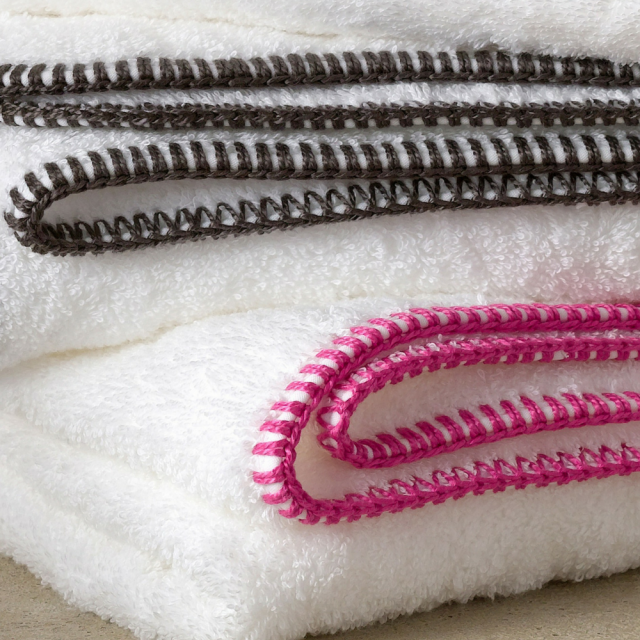 Whipstitch Bath Towel 30 X 52 - Jabbour Linens