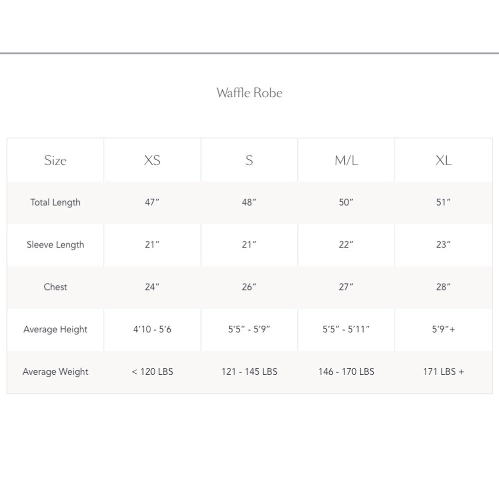 Waffle Robe - Jabbour Linens